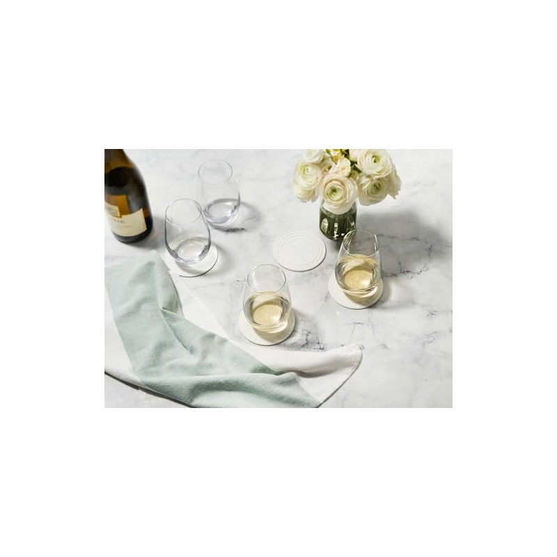 Le Creuset Silicone Coaster, Set of 4, Peche