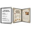 Restaurant Menu Covers 8.5 x 11 – Black Faux Leather