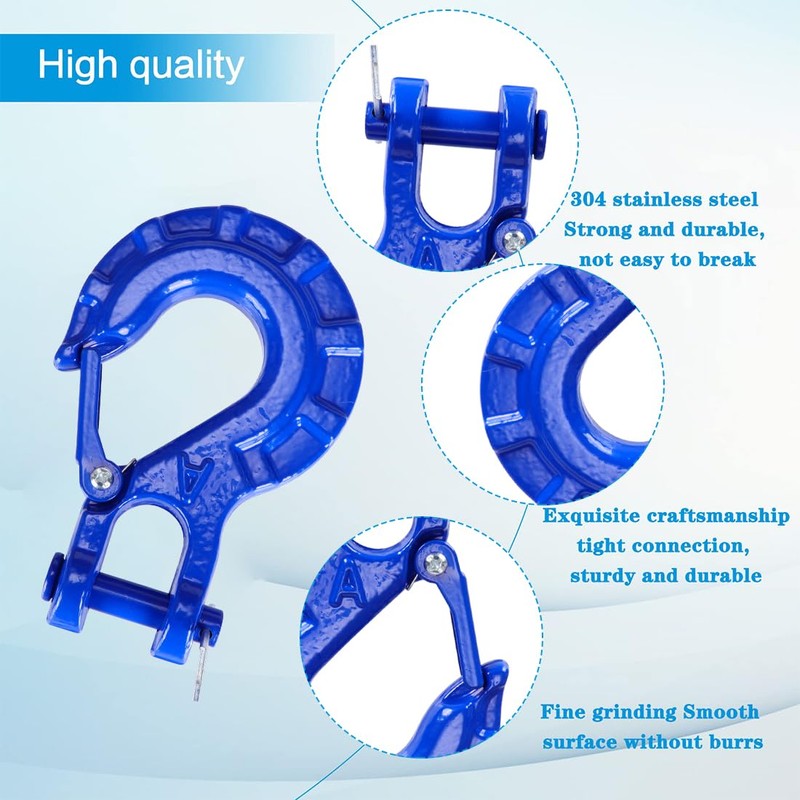 Steel Lifting Hooks Stainless Steel Heavy Duty Rigging Crane Swivel
