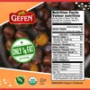 Gefen Organic Whole Peeled and Roasted Chestnuts, 5.2oz (4 Pack)