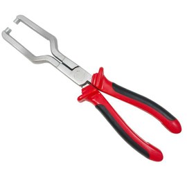 Refoiner Coupler Removal Tool, Clip Pliers, Connector Removal Tool, Fuel Hose Pliers, Clip Remover, Connector Removal, Automotive Maintenance Tool, Anti-Slip, Easy to Grip, Rust Proof, Corrosion Proof, Red, Total Length 8.9 inches (225 mm)