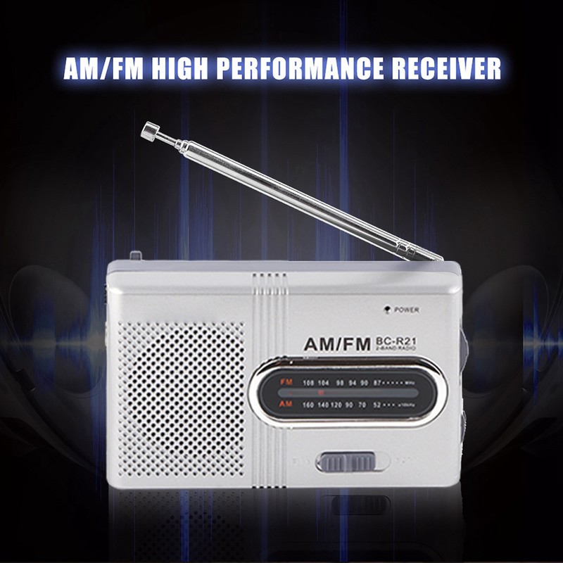 Universal Portable AM/FM Mini Radio Stereo Speakers Receiver Music Player