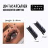 Gemerry Single Eyelash Extension Classic Thickness 0.07/0.15/0.18/0.20 mm C/D Curl,