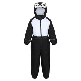 Regatta Kids Waterproof Breathable Thermoguard Mudplay III Suit Black