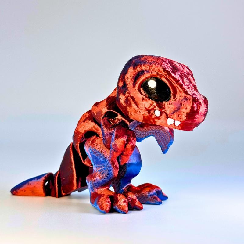 Tiny T-Rex - Color: Blue/Green/Orange