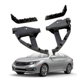 Aspaton 4Pcs Front Left Right Headlight Bracket Mounting Fixing Compatimble with Civic Sedan 2016-2021 71140-TEA-T00