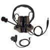 7.1mm Silicone Earmuffs Hearing Noise Reduction Walkie Talkies Headset U94