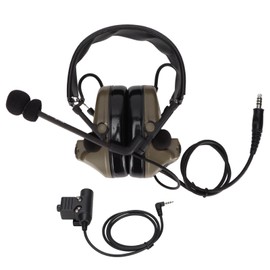 7.1mm Silicone Earmuffs Hearing Noise Reduction Walkie Talkies Headset U94 PPT for Xiaomi 1S 2S(Green )