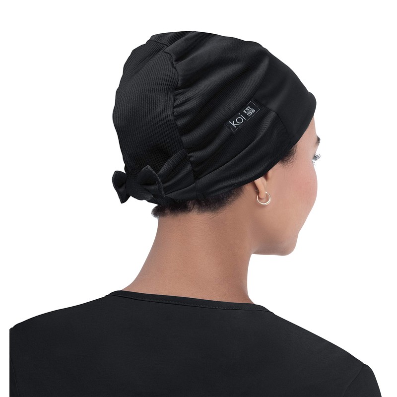 KOI Accessories A161 Unisex Surgical Hat (Black)
