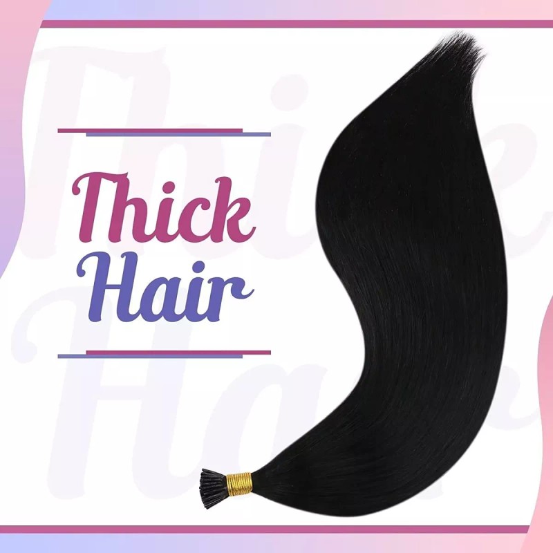 sunny hair Extensiones De Cabello Negro Azabache 22in 50gr