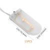 WMYCONGCONG 15 PCS Button Battery Holder 2X 3V CR2032 Battery