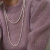 Long Pearl Necklace for Women Multi Strand Layered Pearl Necklaces
