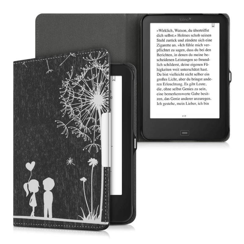 kwmobile Flip Case Compatible with Tolino Shine 2 HD Case