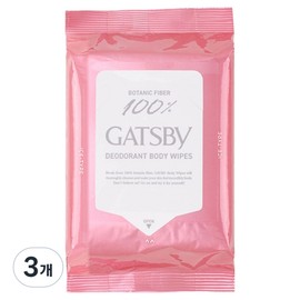 Gatsby Body Paper Ice Peach 30p, 203.7g, 3 pieces / 갸스비 바디페이퍼 아이스 피치 30p, 203.7g, 3개