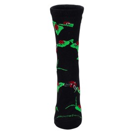 WHD Ladybugs Black Cotton Ladies Socks