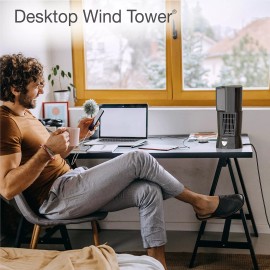 Lasko 14 Inch Oscillating Desktop Fan with Multi Speed and Portable Design