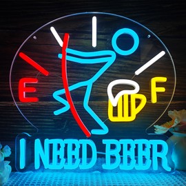 I Need Beer neon sign Dimmable neon beer signs release your energy for relaxation and neon beer signs express your feelings after work