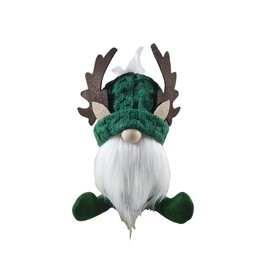 Waterice 3er-Set gestrickte rentierlose Weihnachtsfiguren, handgefertigte Deko für Feste, Neujahr，Geburtstagsgeschenke – Flur, Büro, Heimdekoration und als festliches Geschenk. (Xmas-toy-006)