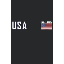 American Flag Sailing Cool Sailor Sailboat Gift Men Women Zip Nice: Daily Planner Notepad To Do Schedule, Medium 6x9 Inches, 110 Pages, Printed Cover