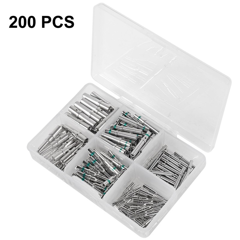 200PCS Deutsch Connector Pins and Sockets, Size 12 16 20