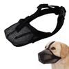 IUDWCG 1 Pcs Dog Muzzle, Soft Adjustable Mesh Muzzle, Breathable