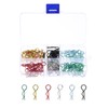 DMiotech 120Pcs Body Clips Pins with Pull Tabs, Mixed Color