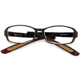 デューク 老眼鏡 首掛け +1.0 度数 ネオクラシック ネックハグ ソフトケース付き ブラウン GLR-21-3+1.00