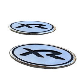 XR Front Grill & Rear Boot Badge Set of 2 for Ford BA BF Series Falcon XR6 XR8 Sedan Ute