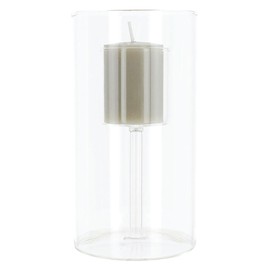 Bougies La Francaise - Clear Glass Candle Holder for Votive - 5.90 x 3.15 inches (Large)