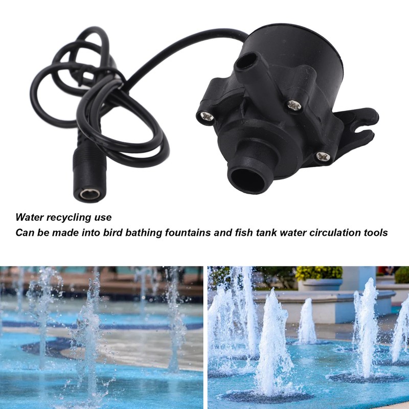 Fountain Water Pump Portable Submersible Fountain Pump with Timing Control