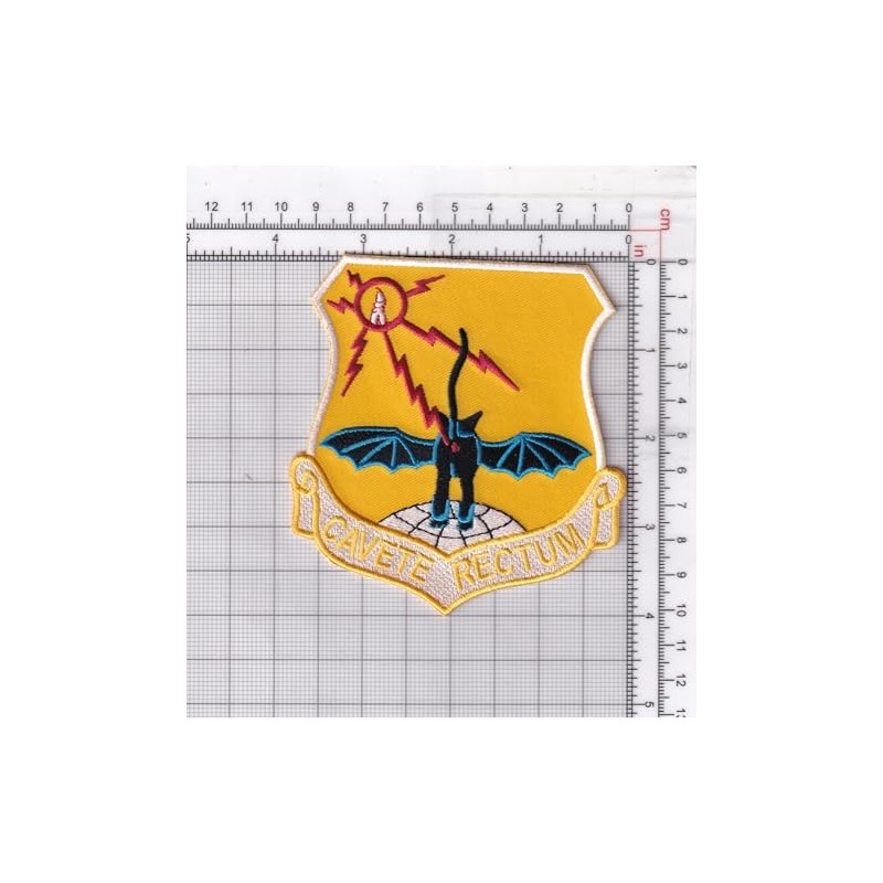 553rd Recon Wing, Cavete Rectum, Korat RTAFB Patch, 4 inch,