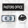 Pastors Office Acrylic Sign Door Wall Signage for Church House