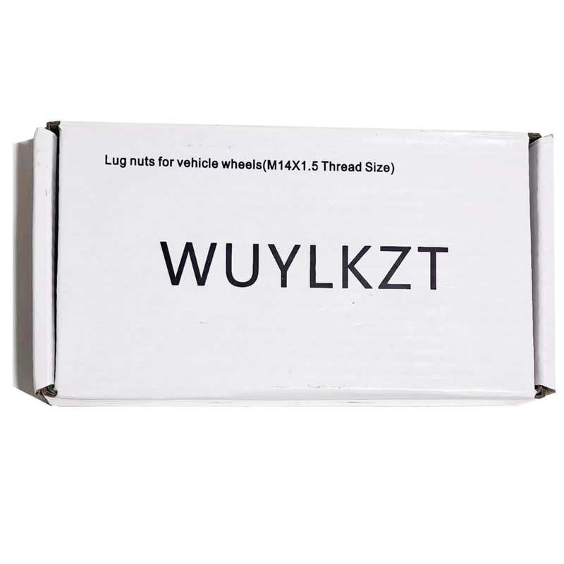 WUYLKZT Lug Nuts Wheel Locks M14 x 1.5 Thread,4 Anti