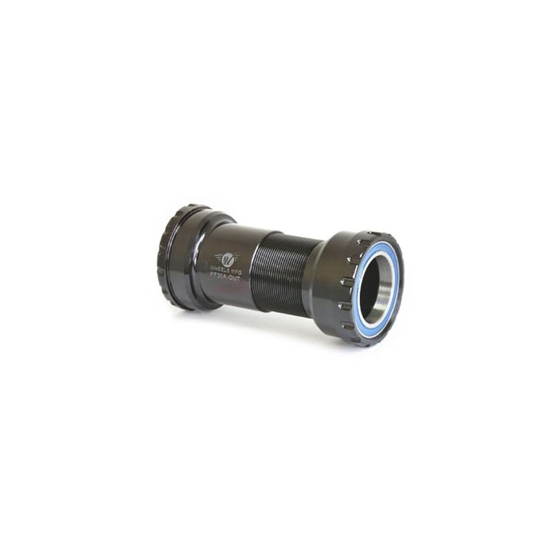 Wheels Mfg Pf30a Thread Together Bottom Bracket - ABEC-3 Black,