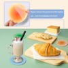 Colorful Acrylic Coasters Set - 5Pcs Round Non-Slip Table Coasters,