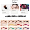 Green Eyebrow Gel, Brow Pomade, Brow Dye with Brush, Christmas
