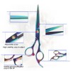 Professional Colorful Sharpness Edge Hair Scissors Barber Hairdressing Shears Cutter(Hair
