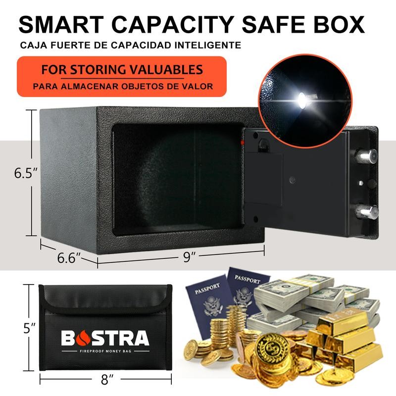 ​BOSTRA Mini Safe Box (0.23 Cu Ft) – Tiny But
