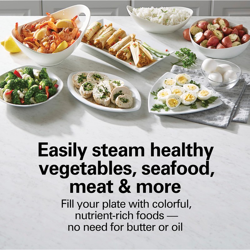 Hamilton Beach Digital Electric Food Steamer & Rice Cooker for