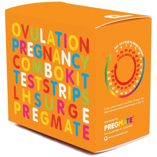 Pregmate 100 Ovulation and 20 Pregnancy Test Strips Predictor Kit