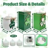 3 Pack St. Patrick's Day Tea Light Candles Wooden Clover