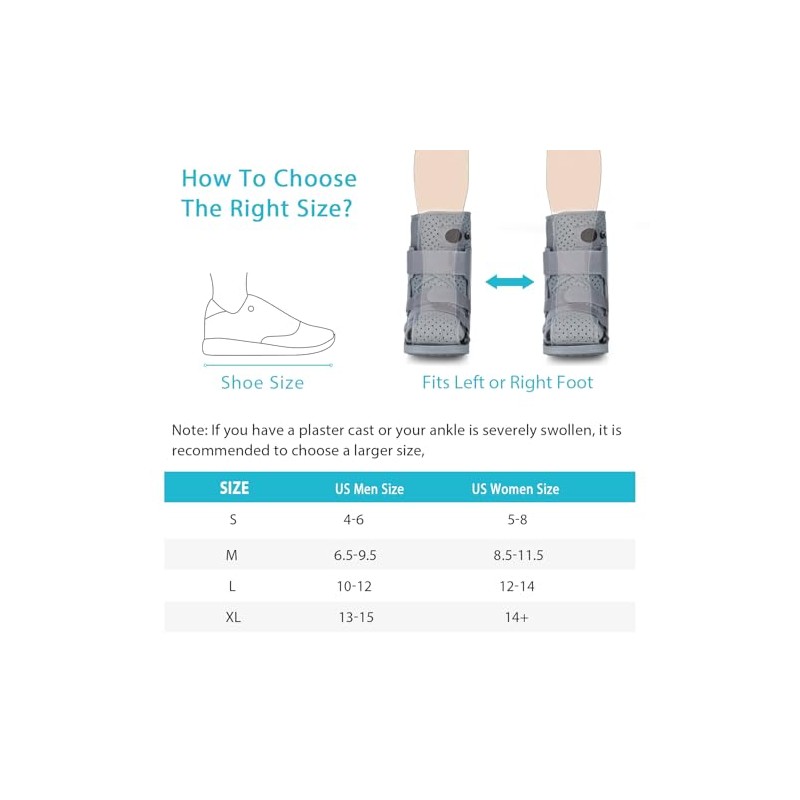 KD Orthopedic Walking Boot: Post-op Boot for Broken Foot Sprained