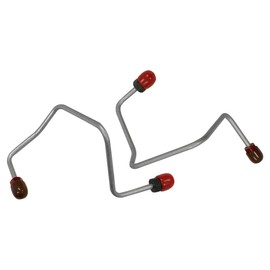 Inline Tube Compatible with 1987-95 Jeep Wrangler YJ Power Brake Master Cylinder Lines Standard Fittings 2pc, OE Steel