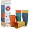 Homienly Wheat Straw Cups, 20 OZ Drinking Cups Set of