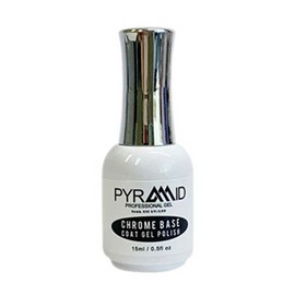Pyramid Professional Gel Chrome Top & Base Coat Gel Polish 15 mL - 05 fl.oz NEW