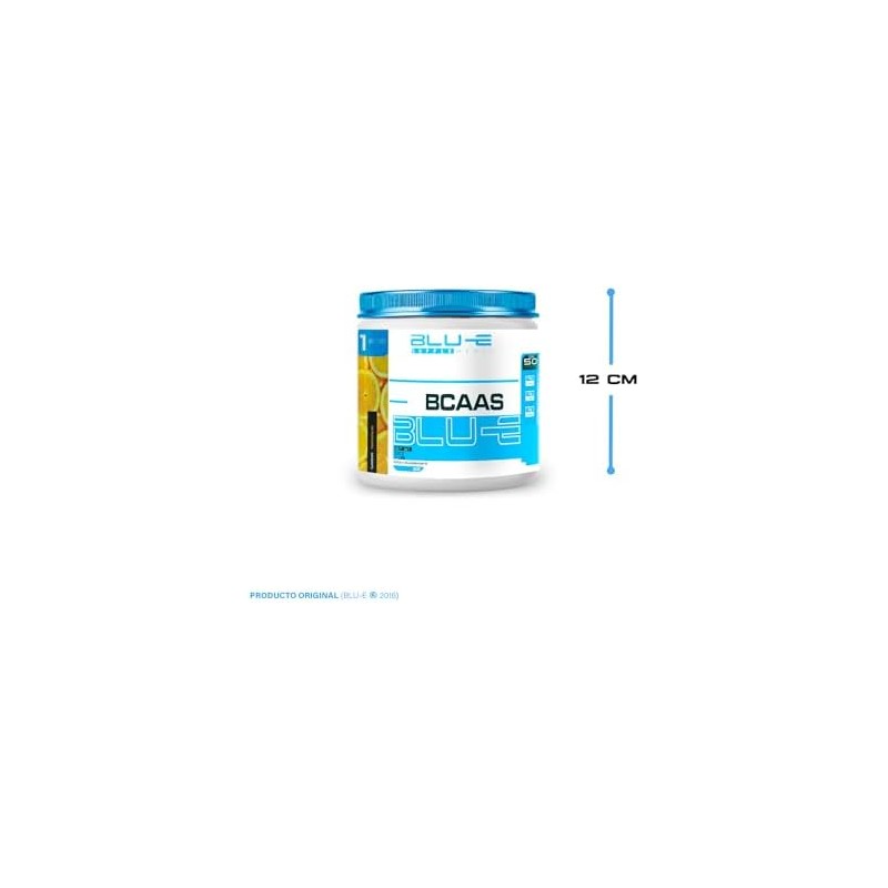 Blu-e Bcaas Aminoácidos 50 Servicios 500 G Sabor Naranja