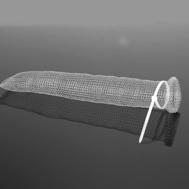 24 Pieces Lint Traps Washing Machine, Stainless Steel Lint Snare Traps Laundry Mesh Washer Hose Filter with 24 Pcs Cable Ties