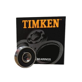 Timken 608-2RS (2 Pack) Radial/Deep Groove Ball Bearing - Straight Bore, 8 mm ID, 22 mm OD, 7 mm Width, Double Sealed, Without Snap Ring