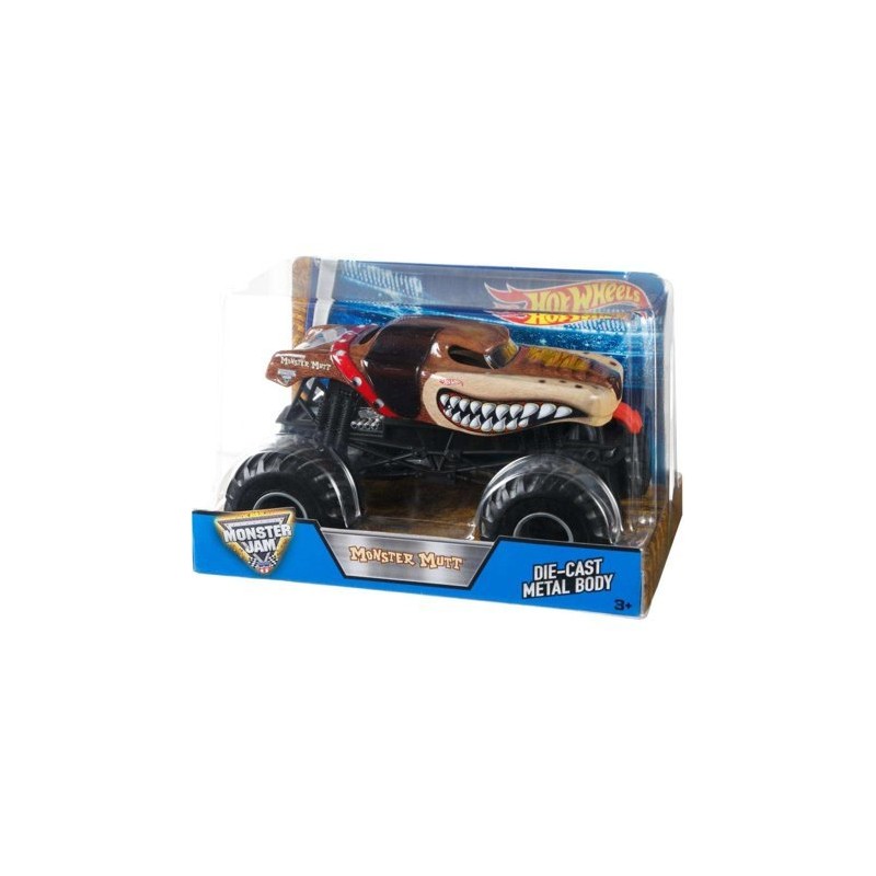 Hot Wheels Monster Jam Monster Mutt Vehicle, 1:24 Scale