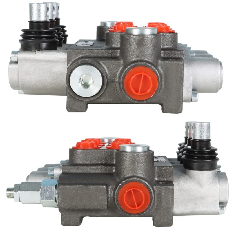 Timunr 3 Spool 13GPM Hydraulic Directional Control Valve, 3600PSI BSPP